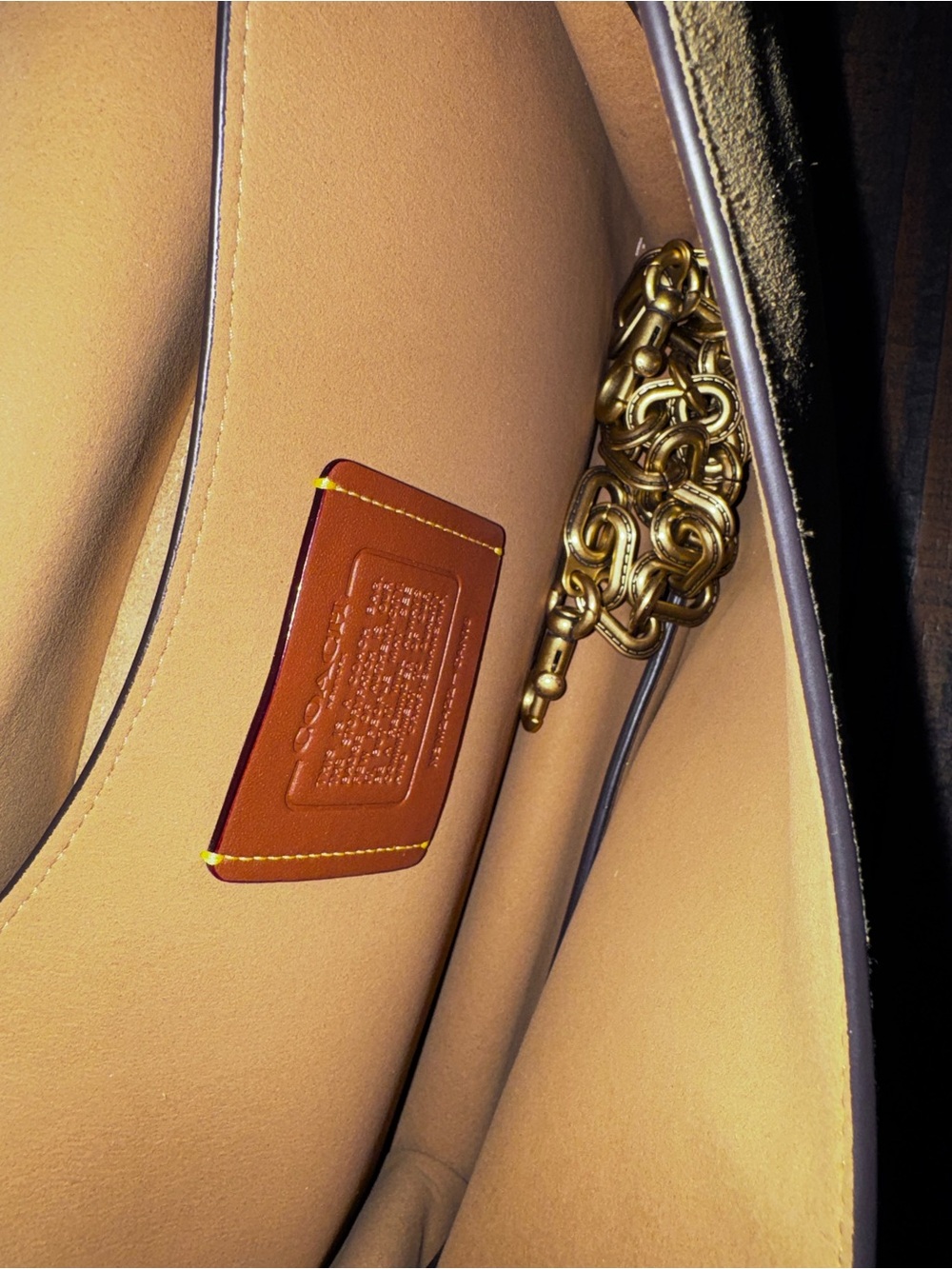 Coach Chain Tabby Shoulder Bag 30 - Picture 7 of 12